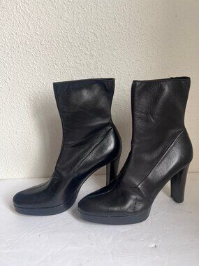 Celine | Shoes | Celine Jacno Boot In Suede Calfskin Black Heel